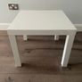IKEA LACK Side Table, high-gloss white, 55x55 Image 3