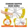 Fish Tape Fiberglass, 150.3 m, 8.0 mm, Duct Rodder Fishtape Wire Puller, Cable Running Rod with Steel Reel Stand, 3 Pulling Heads, Fishing Tools for Walls Image 4