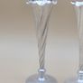 Rare Pair of Victorian Sterling Silver Spiral Bud Vases Chester 1897  Stokes & Ireland Ltd Image 2