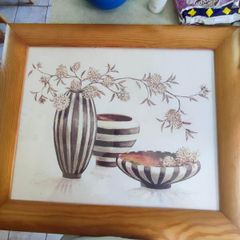 Lovely Framed Still Life Print  By Claudia Ancilotti.