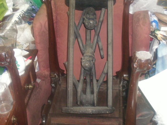 antique african stool