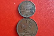 1965 Irish Halfpenny and Penny