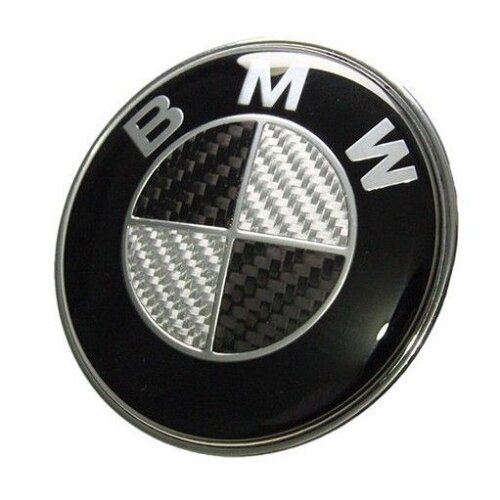 BMW Carbon black Bonnet/Trunk Emblem