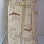 Stylish Ladies Light Cream Beige Chiffon Scarf Wrap Shawl with Horse Print Image 3