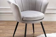 Velvet  Armchair Metal Black Legs