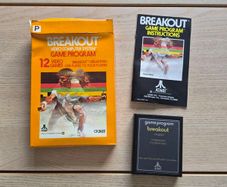Breakout Atari 12 Video Games box