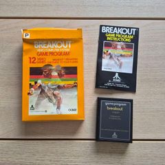 Breakout Atari 12 Video Games box