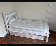 Single bed and 1 mattress (happy to sell as separates)