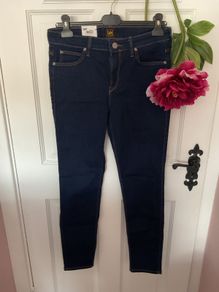 jeans Bnwt Lee dark denim skinny jeans w30 l 31