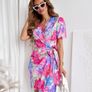 dress with colorful flowers 6-12 Image 4