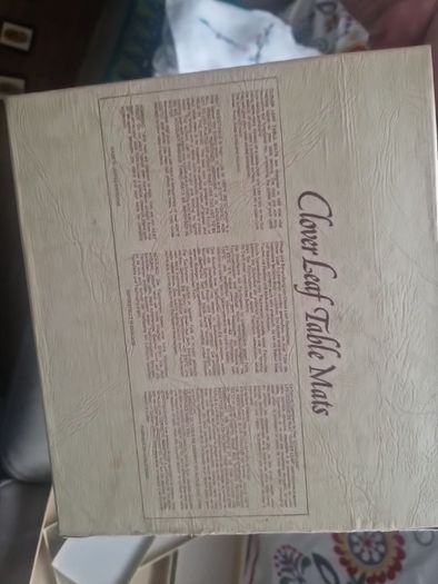 vintage tablemats