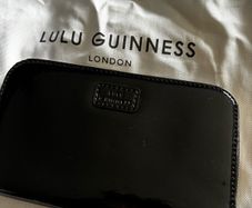 Lulu Guinness Black Patent Purse