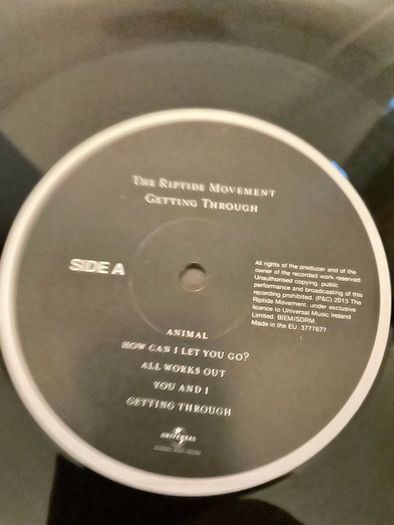 The Riptide Movement - Getting Through (plus CD)