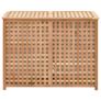 Laundry Bin 87.5x46x67 cm Solid Walnut Wood Image 6