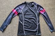 rash guard elasticity compression long sleeve top mma bjj