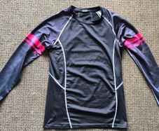 rash guard elasticity compression long sleeve top mma bjj