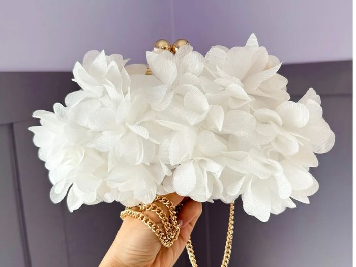 The Rosie and Dott Fleur Clutch bag (gold)