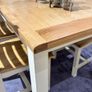 New Oak Extendable Dining Table Image 6