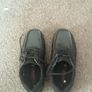 Boys black shoes size 1 Image 3