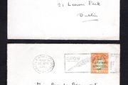 1941 Ireland 25th Anniversary of the Easter Rising (provisional issue) Commemorative Stamps Pair of addressed First Day Covers (FDC) with Baile Atha Cliath Grow Wheat Slogan