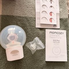 MOMCOZY S12 Pro Electric Wearable Breast Pump - White