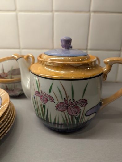 Vintage Japanese Porcelain Tea Set