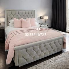 Double Chesterfield Style Bed