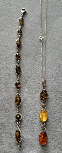sterling silver Baltic necklace