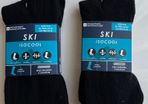 Bundle of Two pairs of Brand New Mountain Wearhouse Black Ski Socks Size 9-12