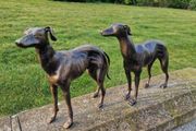 Pair of greyhounds
