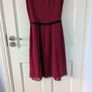 Karen Millen Midi Dress Deep Berry/Purple Shade Size UK 8 Image 10
