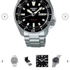 Seiko 5 Sports SKX 42.5mm Bracelet Watch Brand New
