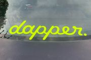 Dapper Window sticker decal