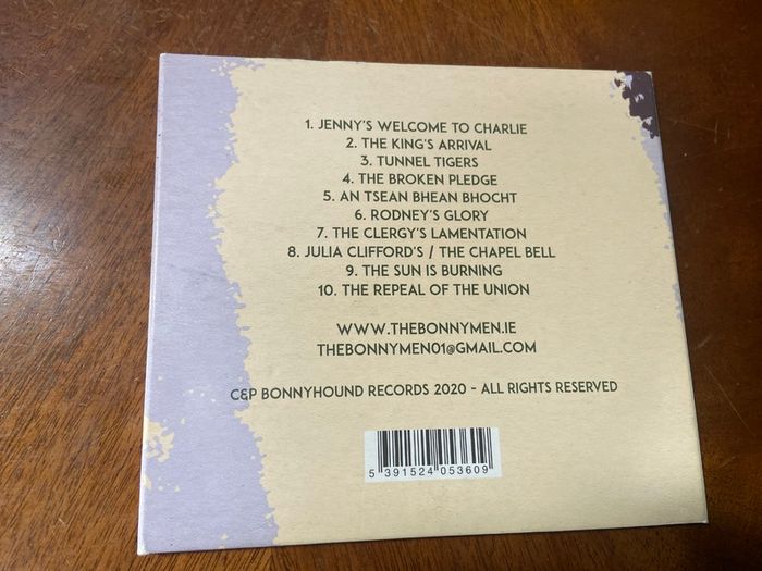 The Bonny Men The Broken Pledge CD