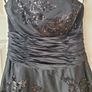 Black strapless monsoon dress Image 2