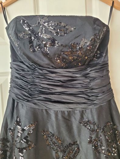 Black strapless monsoon dress