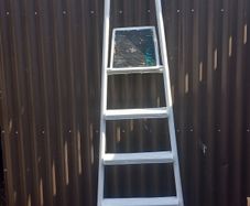 All steel step ladder