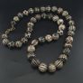 Ancient Burmese Pumtek Pyu Petrified Wood Beads Necklace Image 2