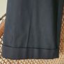 Topshop Y2K mid rise black flared wide leg ladies trousers Size 10 Image 6