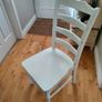 6 Solid Oak Kitchen Dining Chairs Image 5