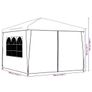 Party Tent 3x3 m Anthracite Image 4