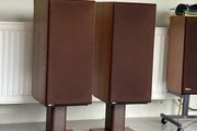 Bowers Wilkins B&amp;W Floorstanding Speakers DM14 Brown Matching Pair Grilles