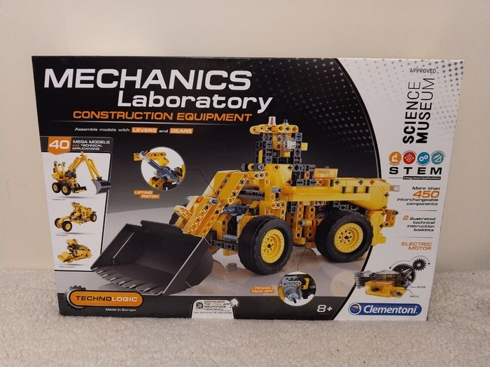Mechanics Laboratory, Construction Equipment building Set, STEM TOYS