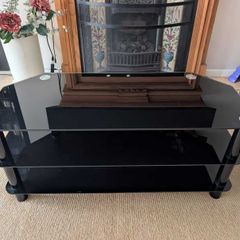 Black Glass TV Unit / Media Console Dublin 18