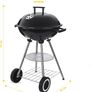 18 Inch Freestanding Kettle BBQ with Enamelled Fire Bowl, Chrome Plated Cooking Grid and Charcoal Grate for Lawn, Patio Garden Barbecue (FREE POSTAGE) Image 6