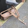 Vintage Garden Roller with Seat  Rustic  Decorative Piece Image 3