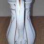 3 antique jugs white with leaves relief & gilt accents Image 6