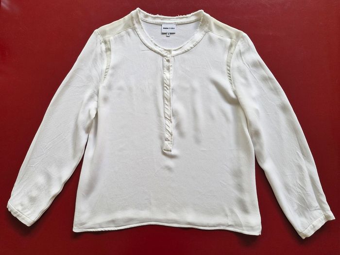 Crepe & chiffon top