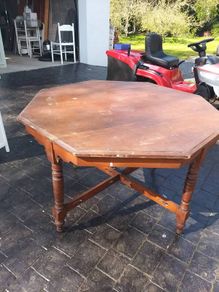 antique games table