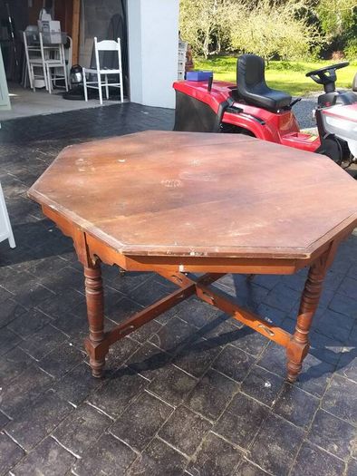 antique games table